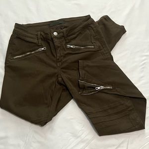 Joe’s Jeans Brown Moto Jeans